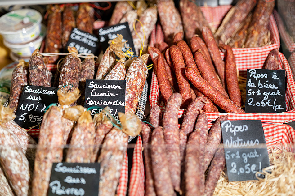 Rayon de saucissons à foison (noix, cumin, coriandre)